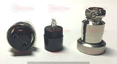 01-06-083. Штекер MIC 332 big монтажний, 2pin, діам.-20мм