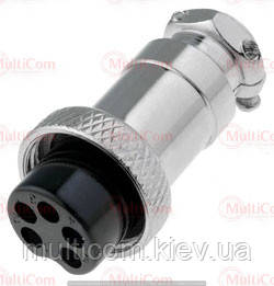 01-06-050. Гніздо MIC 325 під кабель, 5pin, діам.-16мм