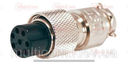 01-06-059. Гніздо MIC 328 під кабель, 8pin, діам.-16мм