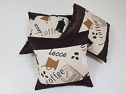 Комплект подушок Coffee Lecce, 3 шт. венге 40х40см