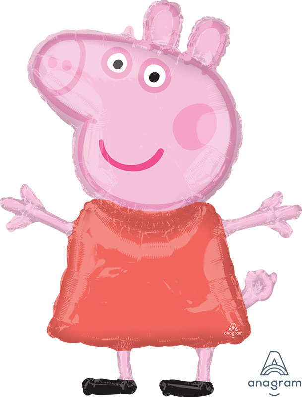 А 32" Peppa Pig Foil Balloon, фольгована фігура Пеппа — В УП
