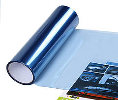 Авто плівка на фари Annhao блакитна 30 x 100 см глянець бронеплівка PVC захист фар ліхтарів ПТФ