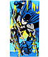 Пляжний рушник Бетмен 70х140 см - 100% бавовна, фото 2