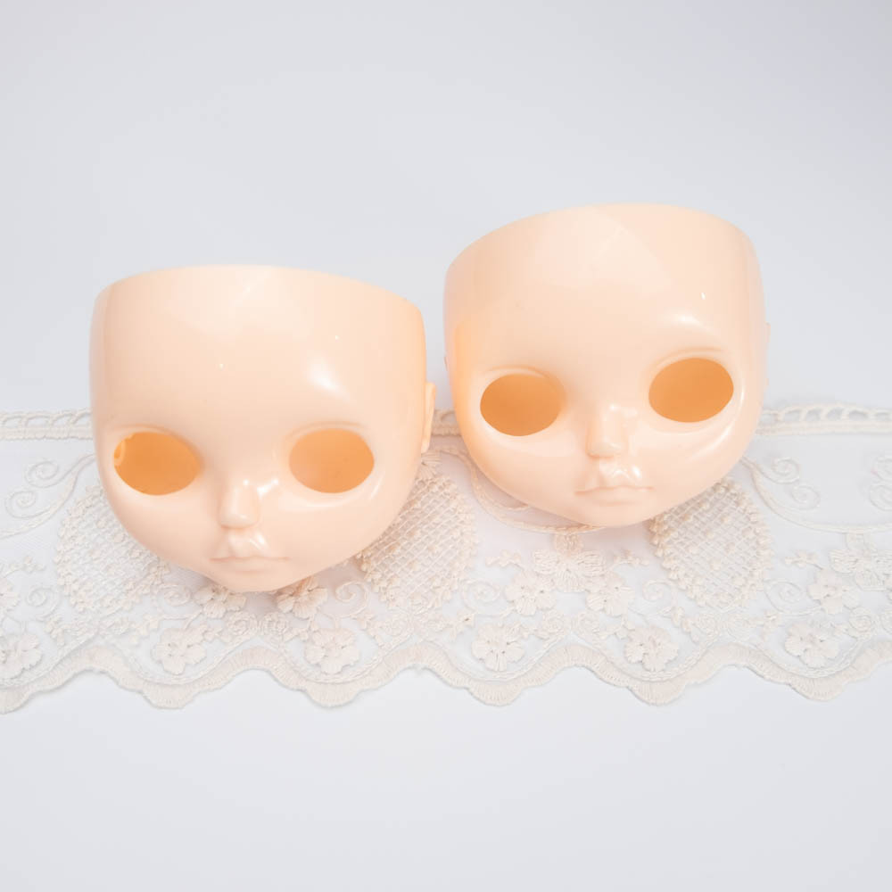 Обличчя для ляльки Блайз Blythe для Карвінгу та Макіяжу ТІЛОВИЙ з Розовинкою, фото 1