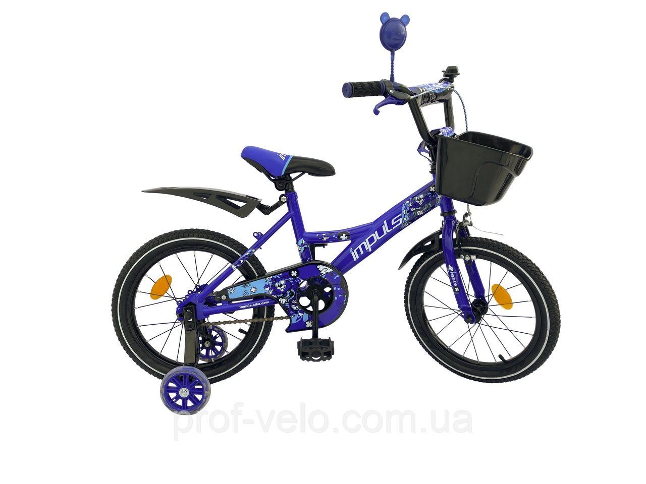 Велосипед 16" дюймів 2-х колесний Impuls SP Beaver синій