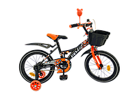 Велосипед 16" 16" дюймів 2-х колесний Impuls SP Beaver чорно-помаранчовий
