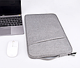 Чохол для Макбук Macbook Air/Pro 13,3" 2008-2020 темно-сірий, фото 5