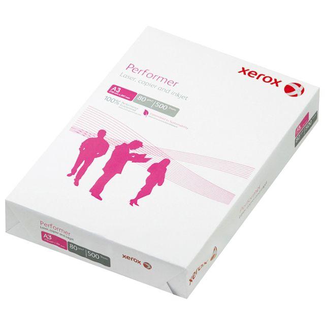 Папір А3 80г/м2, 500аркушів, Xerox Performer, офісний для принтера та ксерокса