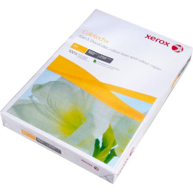Папір Xerox Colotech+ А4 160г/м2 250арк., картон для лазерного та струменевого принтера