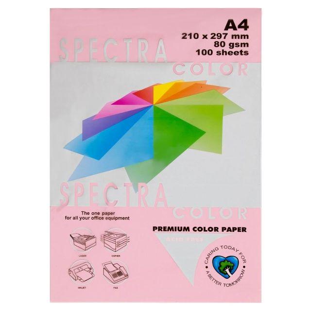Папір Spectra Color А4 80г/м2 100арк., рожевий пастельний 170