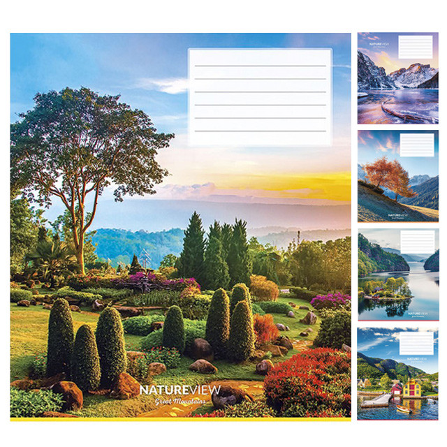 Шкільний зошит у лінію Школярик 12 аркушів для хлопчика