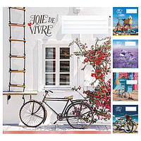 Шкільний зошит у клітинку Школярик 36 аркушів для дівчинки