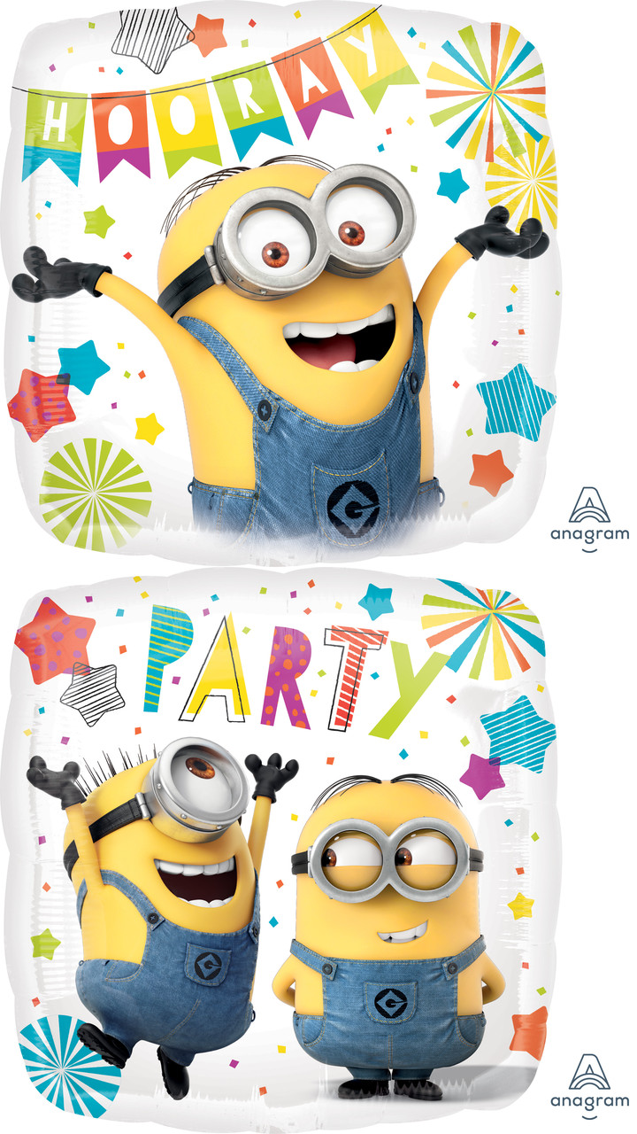 А 18" Despicable Me Party Balloon — Моя вечірка Міньйон, В ПЗ
