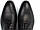 Оксфорди з брогированием чорні шкіряні чоловічі туфлі класична взуття Amedeo Black Leather by Rosso Avangar, фото 9
