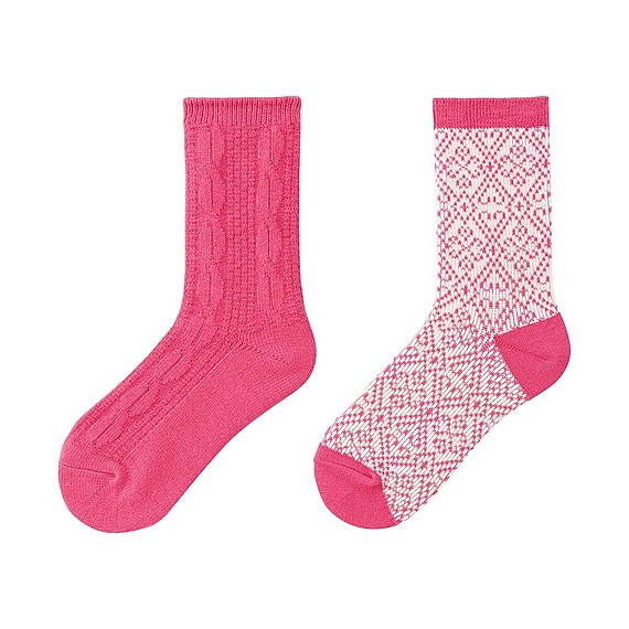 Дитячі шкарпетки для дівчаток Uniqlo 2 шт.