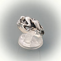 Кольцо эротика серебряное Камасутра Влюбленные подарок любовь классика