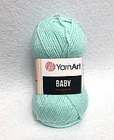 Пряжа YarnArt Baby 50гр - 150м (856 Бирюзовый)