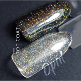 Топ для гель лаку FOX Top Opal з мікробльостками 7 мл.