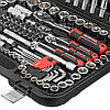 Набір інструментів 1/2" & 3/8" & 1/4", 156 од., Cr-V STORM INTERTOOL ET-8156, фото 4