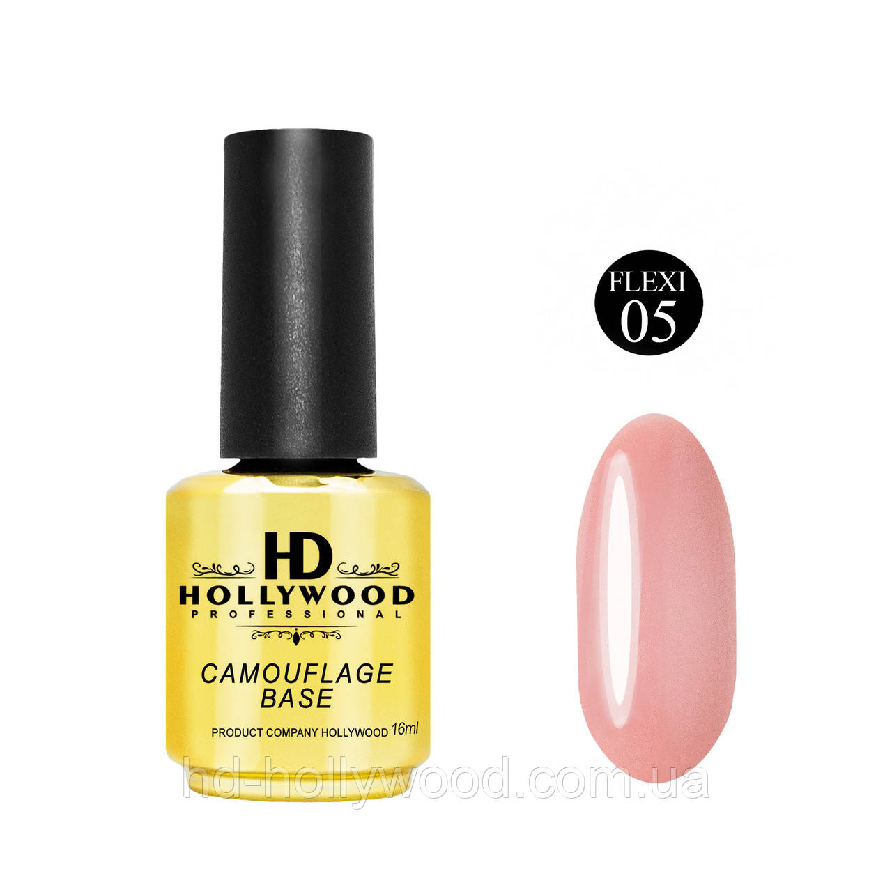 База Камуфляжна Flexi 05 Персиковий HD Hollywood 16 ml, фото 1