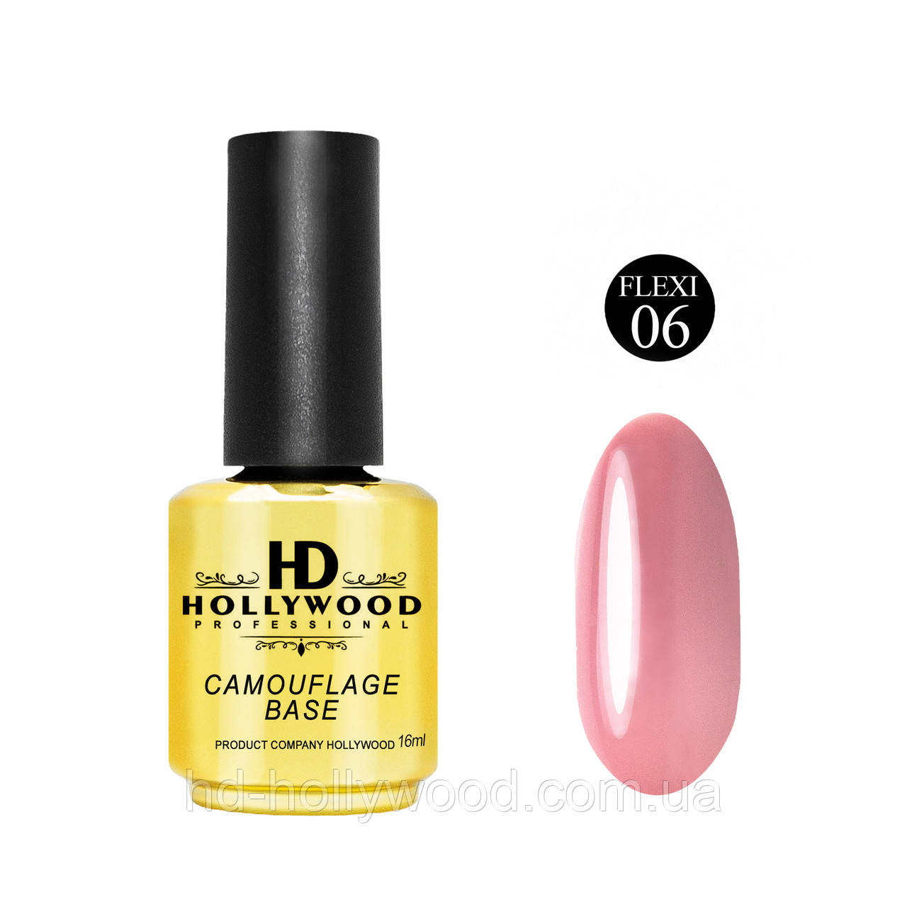 База Камуфляжна Flexi 06 Темно-рожевий HD Hollywood 16 ml, фото 1