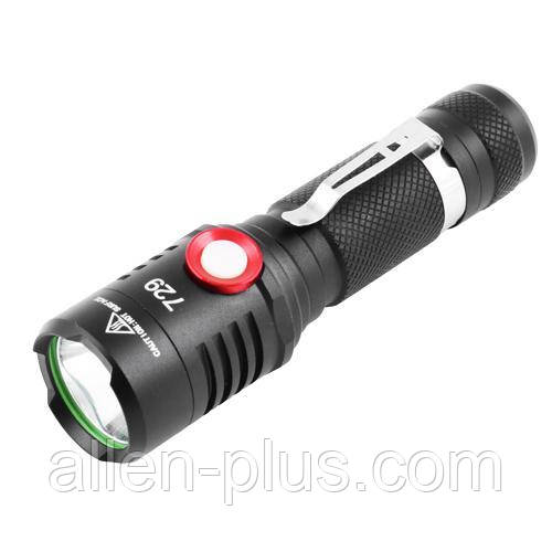 Ліхтар ручний BL-729 1993-L2, акумулятор 18650, microUSB, плавний регіт. яскравості