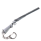 Брелок сувенір металевий 12 см зброя аксесуари з пабга pubg mobile, фото 2