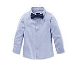 Стильна бавовняна сорочка для хлопчика від тсм Tchibo (чібо), Німеччина, 146-152 см, фото 3