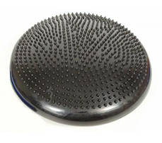 Балансувальна-масажна подушка-диск для йоги фітнесу та пілатесу (сіра), фото 2