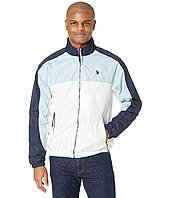 Куртка U.S. POLO Color-Block Windbreaker Classic Navy, оригінал. Доставка від 14 днів