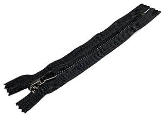 Блискавка металева Темний нікель 75см полірований Y-зуб Тип5 центральна з двома бігунками, фото 3