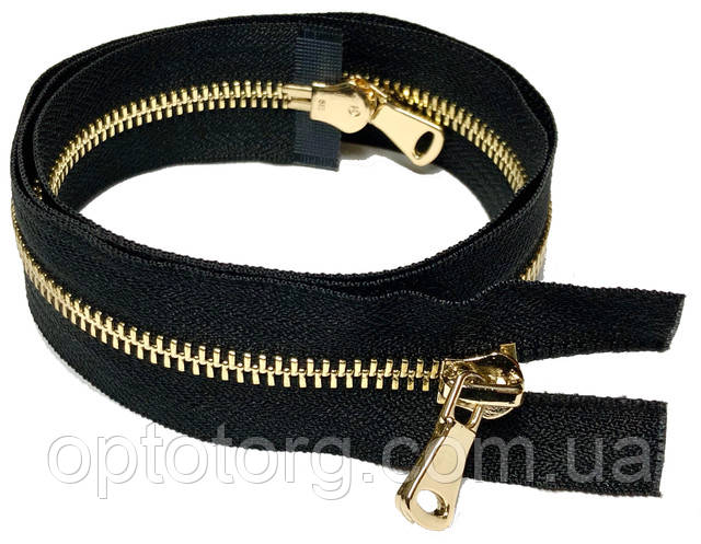 Блискавка металева центру Золото №5 ширина зуба 5мм оптом від optotorg.com.ua Блискавка металева центральна Золото №5 ширина зуба 5мм оптом від optotorg.com.ua