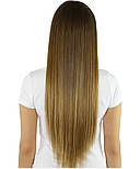 Волосся на шпильках 65 см 160 грамів. Цвет #10 Русый, фото 4