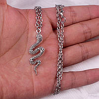 Стильний кулон підвіска Змія Біжутерія у формі змійки в подарунок дівчині