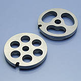 Решітки для м'ясорубки Braun Power Plus 1300 4195 G3000 G1300 G1100 G1500 ковбасна та груба, фото 2