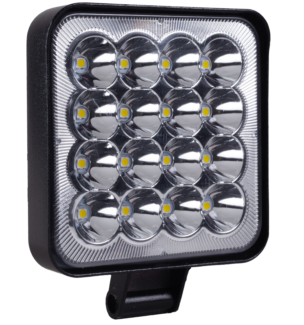 Фара LED квадратна 48W (16 діодів) (8.5см х 8.5см х 1.5см) Mini New Position, фото 1