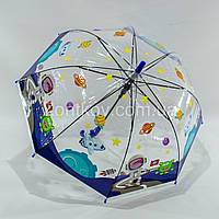Дитячий прозорий парасольку "unicorn" оптом на 4-7 років від фірми "Mario".