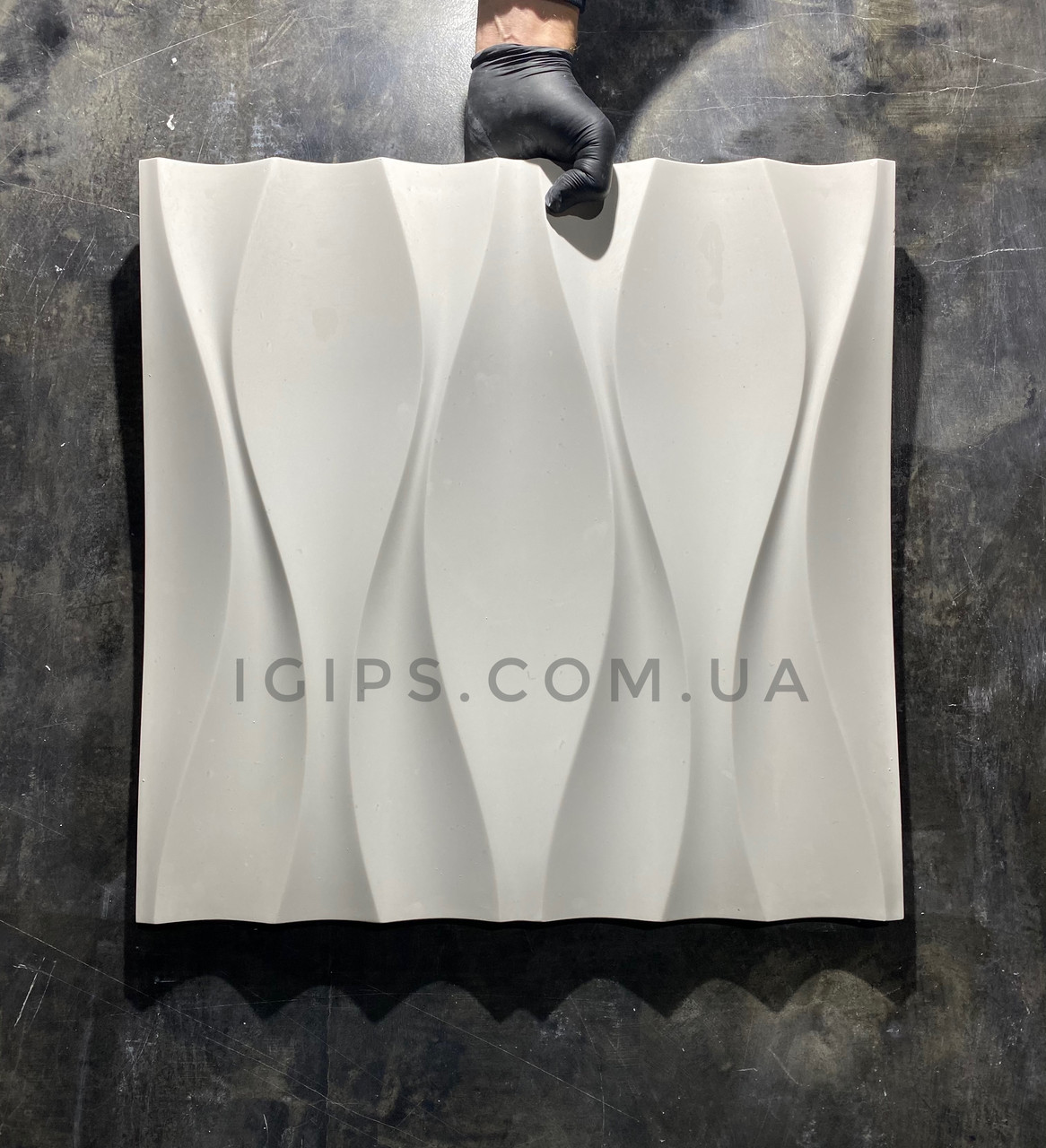 Гипсовая декоративная 3д панель "Бутоны" для отделочных работ и для ...