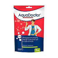 Шоковий хлор у таблетках Aquadoctor C60T (0.9 кг) Аквадоктор, у таблетках.