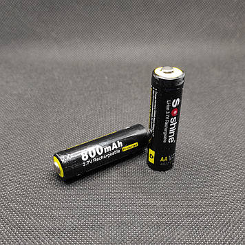 Акумулятор Soshine 14500P-3.7-800 3,7 V 800mAh з електр. ( АА )