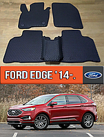 ЕВА коврики Форд Эдж 2014-н.в. EVA резиновые ковры на Ford Edge