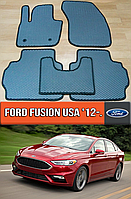 ЕВА коврики Форд Фьюжн 2012-н.в. США. EVA резиновые ковры на Ford Fusion USA