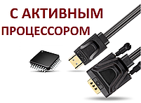 Конвертер кабель HDMI to VGA + Аудіо + Живлення Unnlink Deluxe 1,5 м Адаптер Перетворювач, фото 5