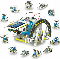 Електронний конструктор робот Solar Robot Original 14 в 1 на сонячних батареях, фото 4