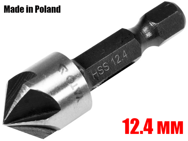 Зекер для металу 12.4 мм Yato YT-44724