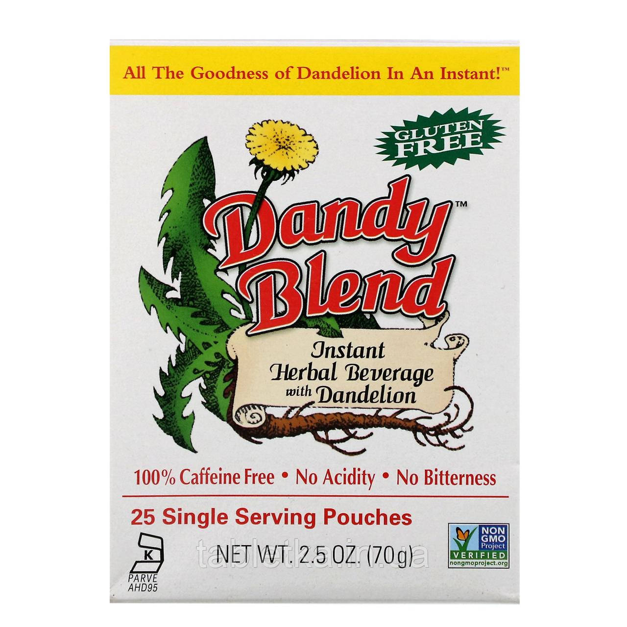 Dandy Blend, Instant Herbal Beverage With Dandelion (Швидкорозчинний трав'яний напій з кульбабою), без Київ