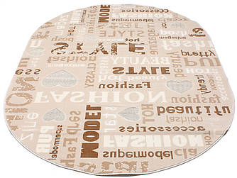 Овальний килим з написами BOYUT