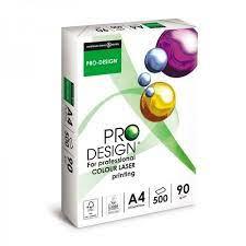 Папір картон PRO-DESIGN А4 90г/м2, 500арк, картон для лазерного та струменевого друку 16.7310