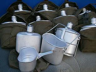 Казанок деформований СРСР із чохлом. Казанок ВДВ 3в1, фото 4