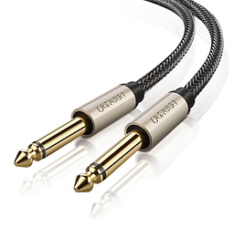 Кабель аудіо Ugreen 6.5 mm stereo Jack 3М Gray (AV128)